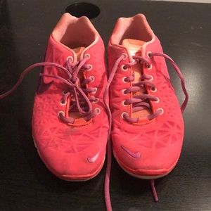 Pink nike free tri-fit 3